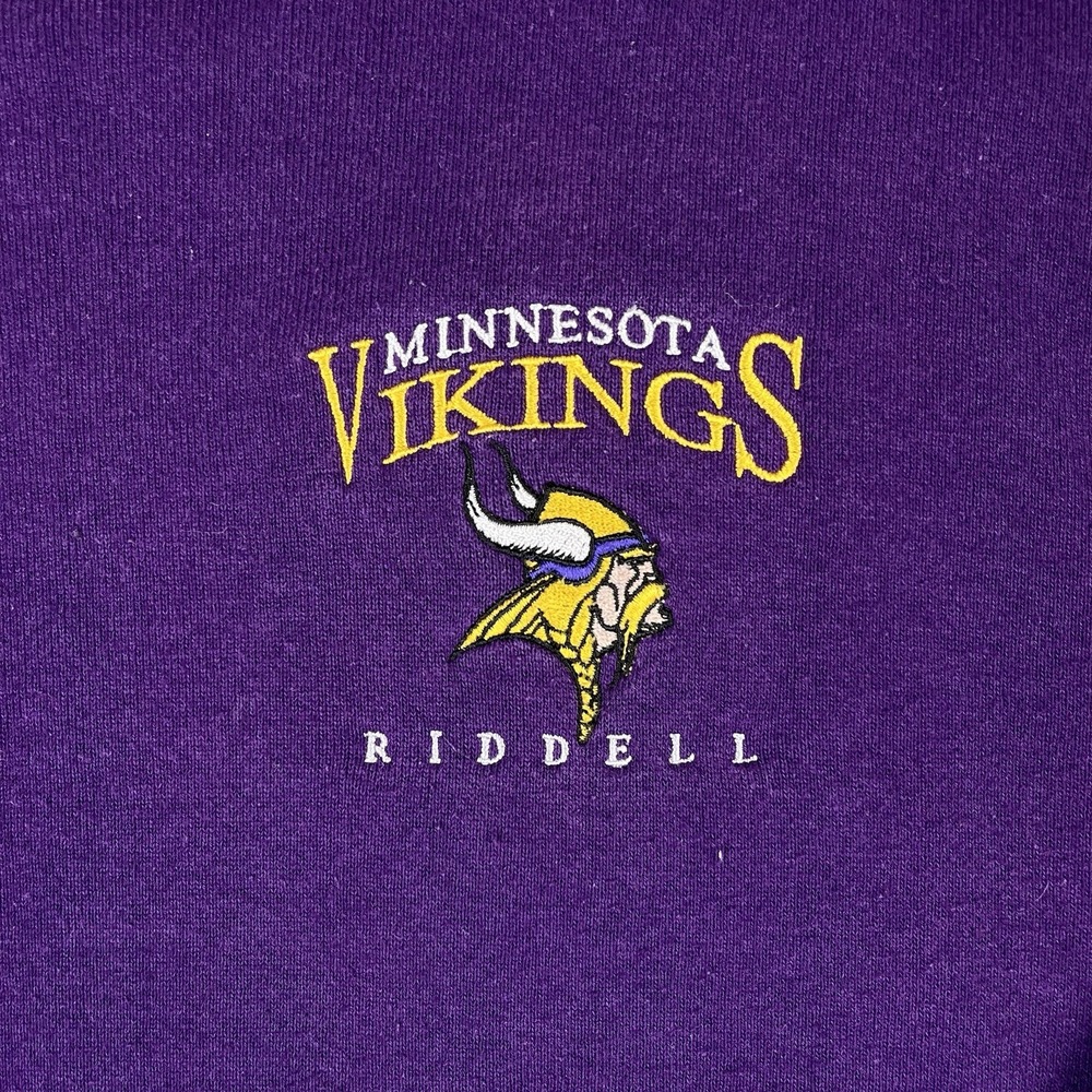 Vintage Minnesota Vikings Sweater Riddell NFL Football Pullover Size XL - Picture 2 of 7